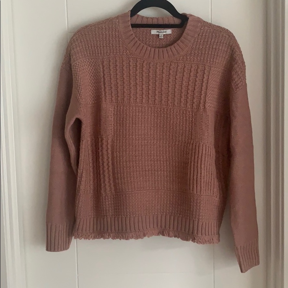 Madewell dark nude pinky sweater